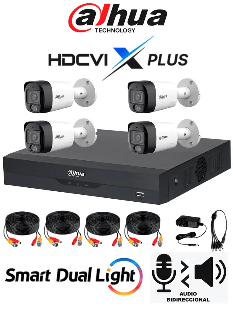 Dahua DH-KIT/XVR5104HS-4KL-I3/T/4-HFW1500RMN-IL-T