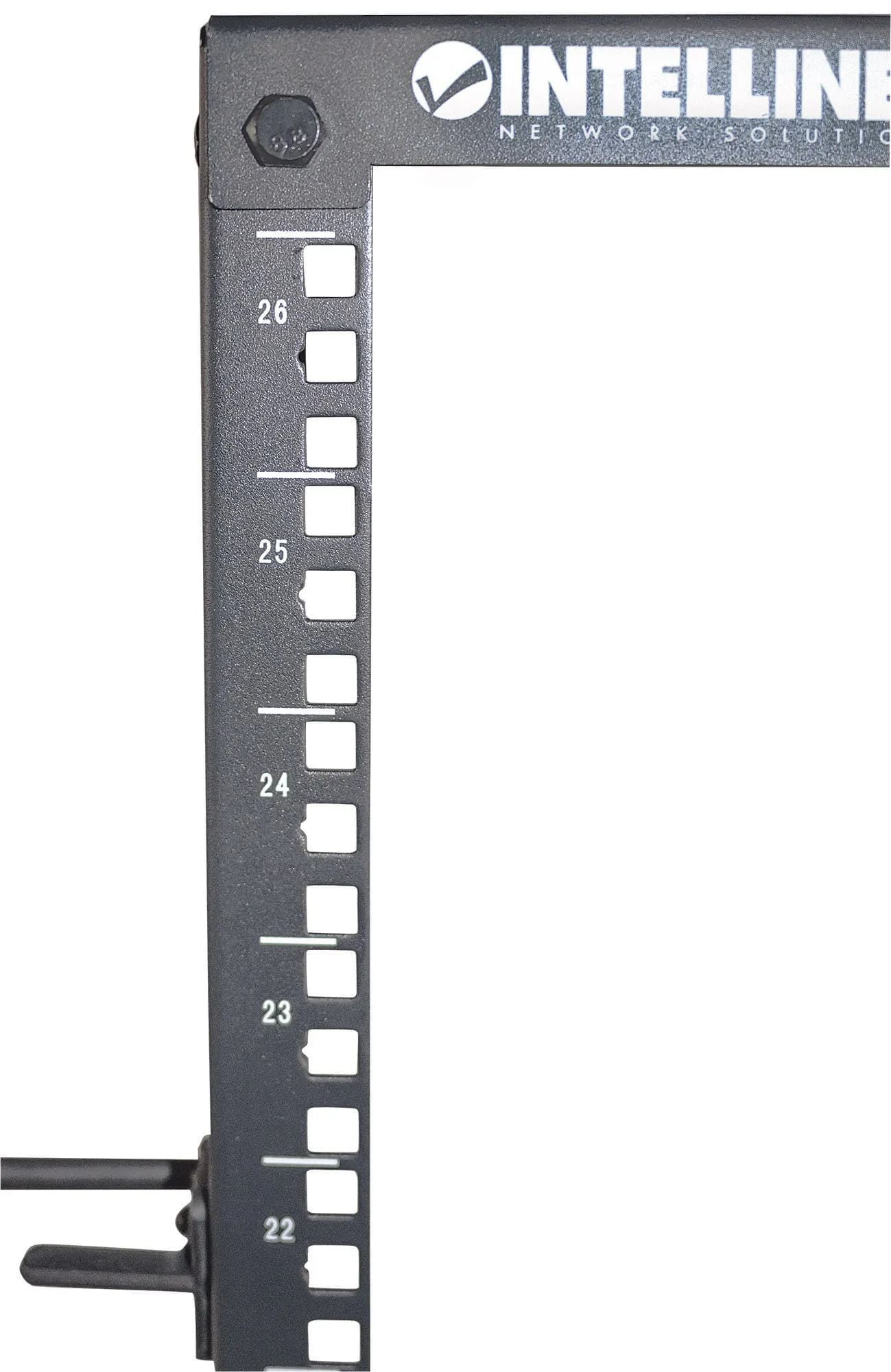 Intellinet 714242 armario rack 26U Rack o bastidor independiente Negro 9