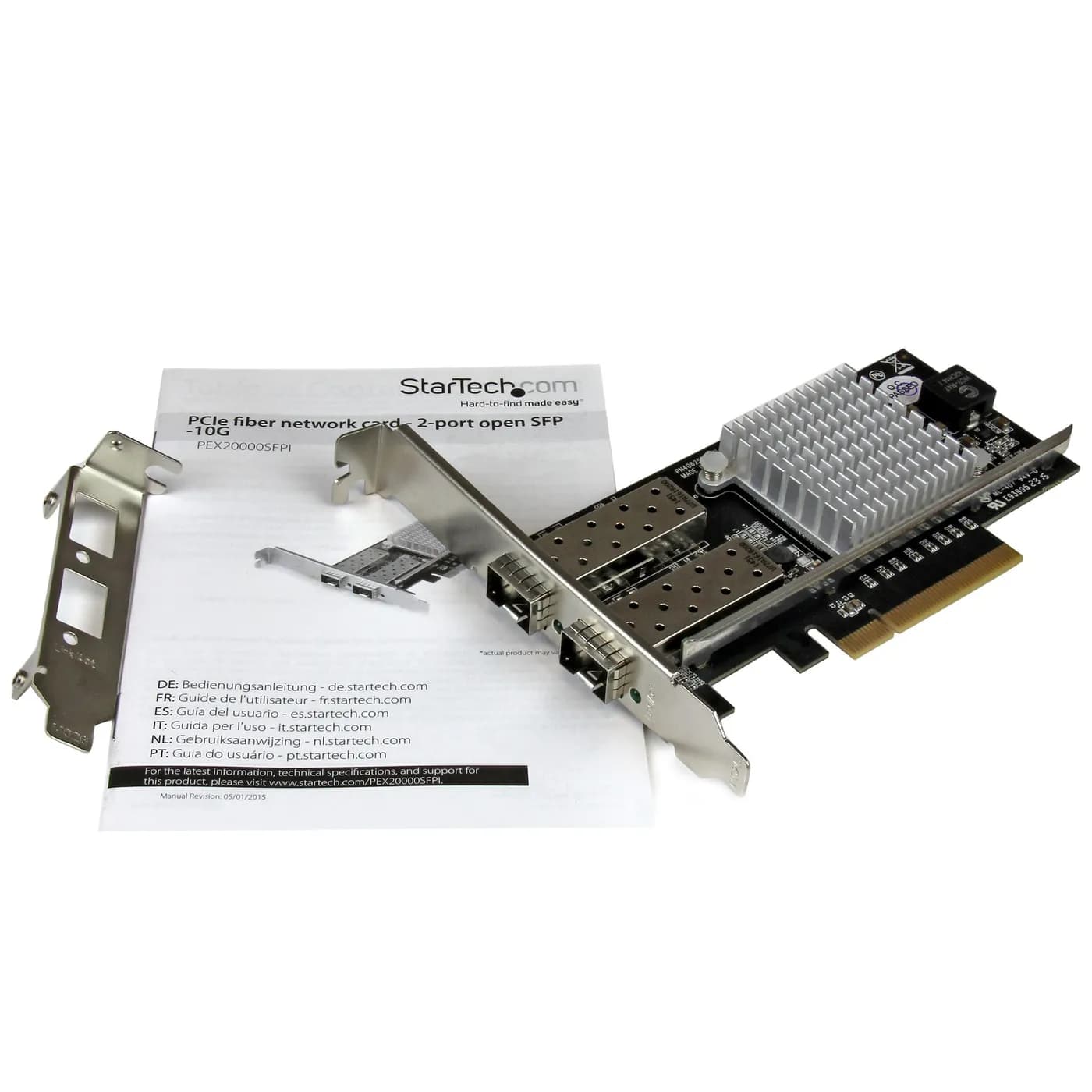 StarTech.com Tarjeta PCI Express de Red de Fibra de 10GB con 2 Puertos 5