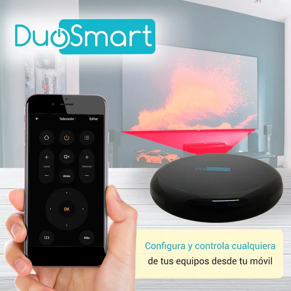 MODULO IR WIFI DUOSMART L10 CONTROLA EQUIPOS QUE USEN CONTROL REMOTO I 4