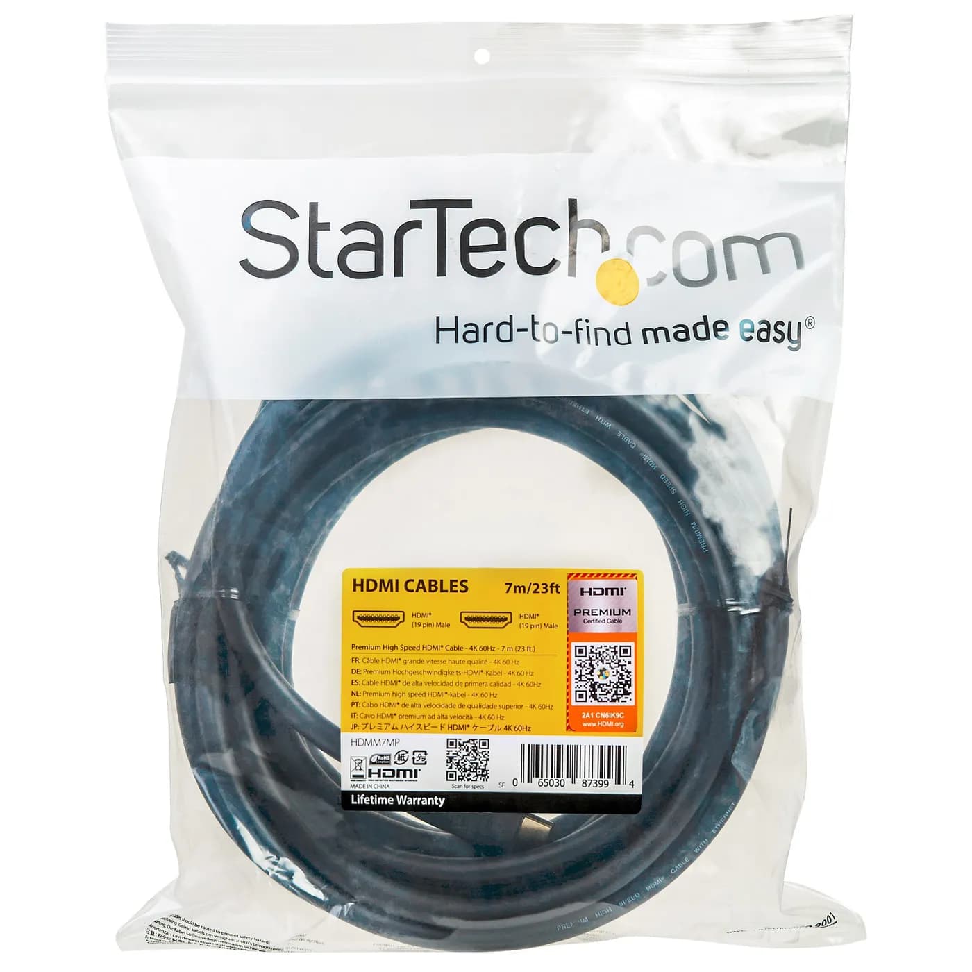 StarTech.com Cable de 7m HDMI de alta velocidad premium con Ethernet - 3