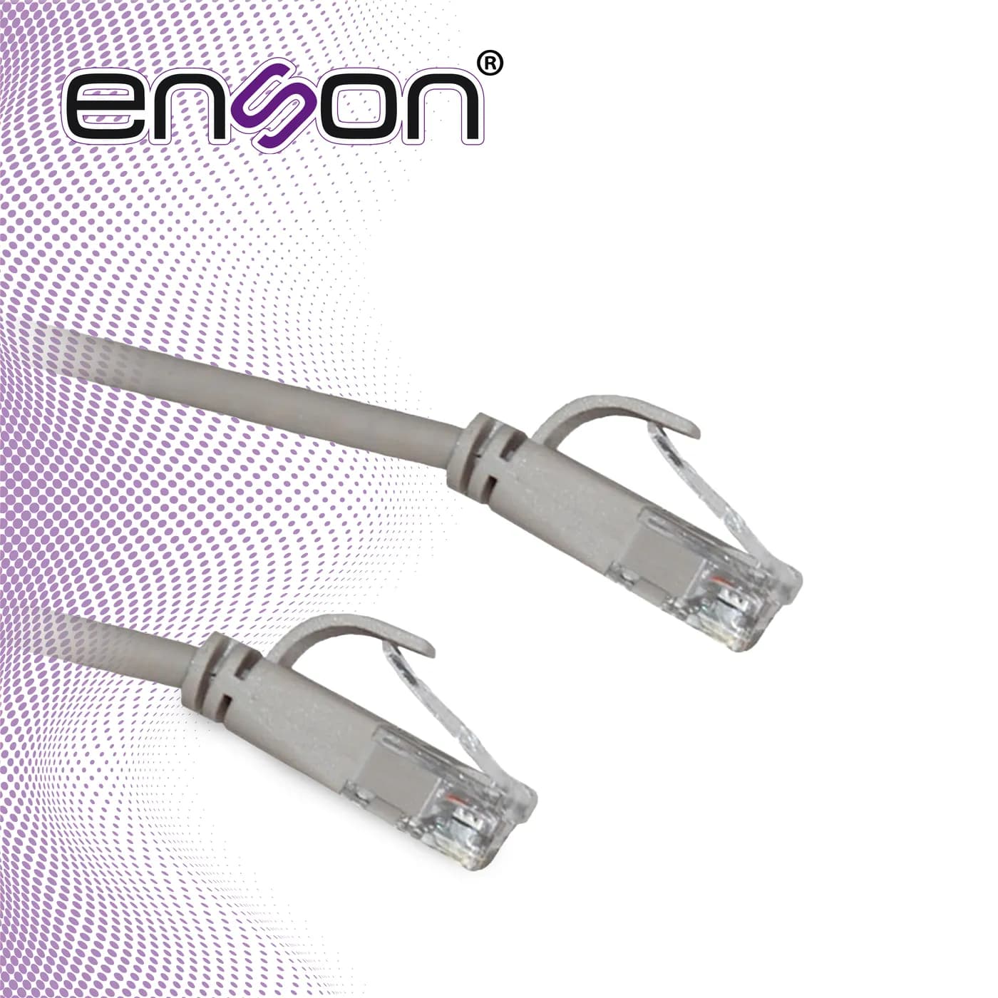 CABLE PREARMADO ENSON ENS-IP18CAT6 DE 18MTS CAT6 CON CONECTORES RJ45 T 6