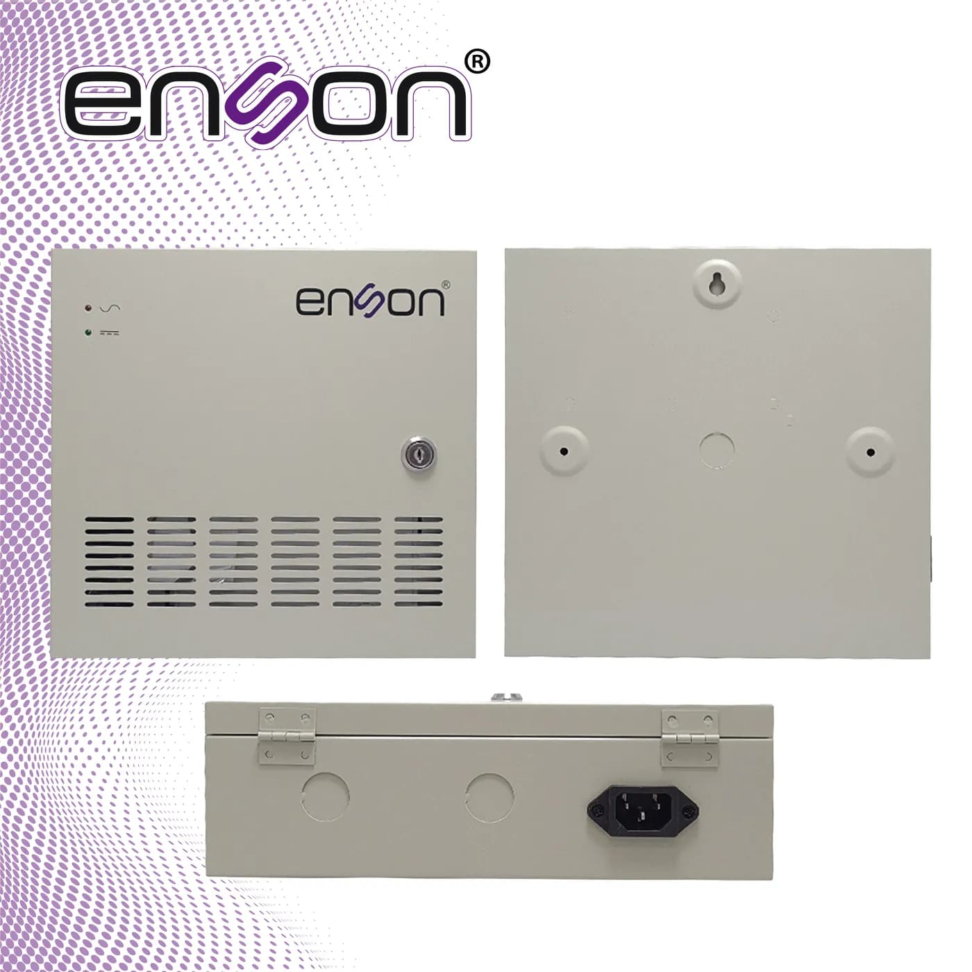 FUENTE DE PODER TIPO CAJA ENSON PSB-20A-1218 12VDC 20A 18 CANALES DE 1 7