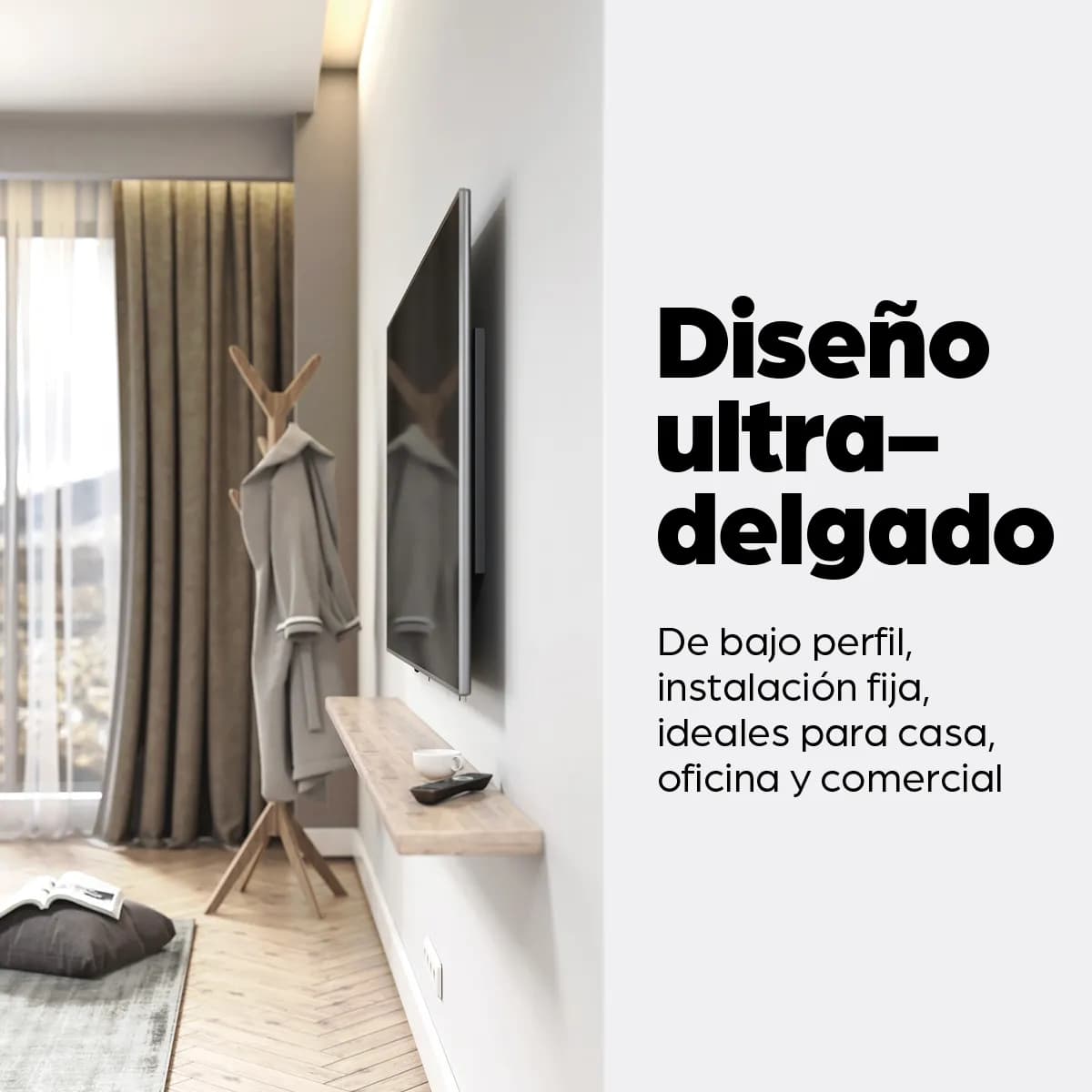 Manhattan Soporte para TV con montaje en pared 8