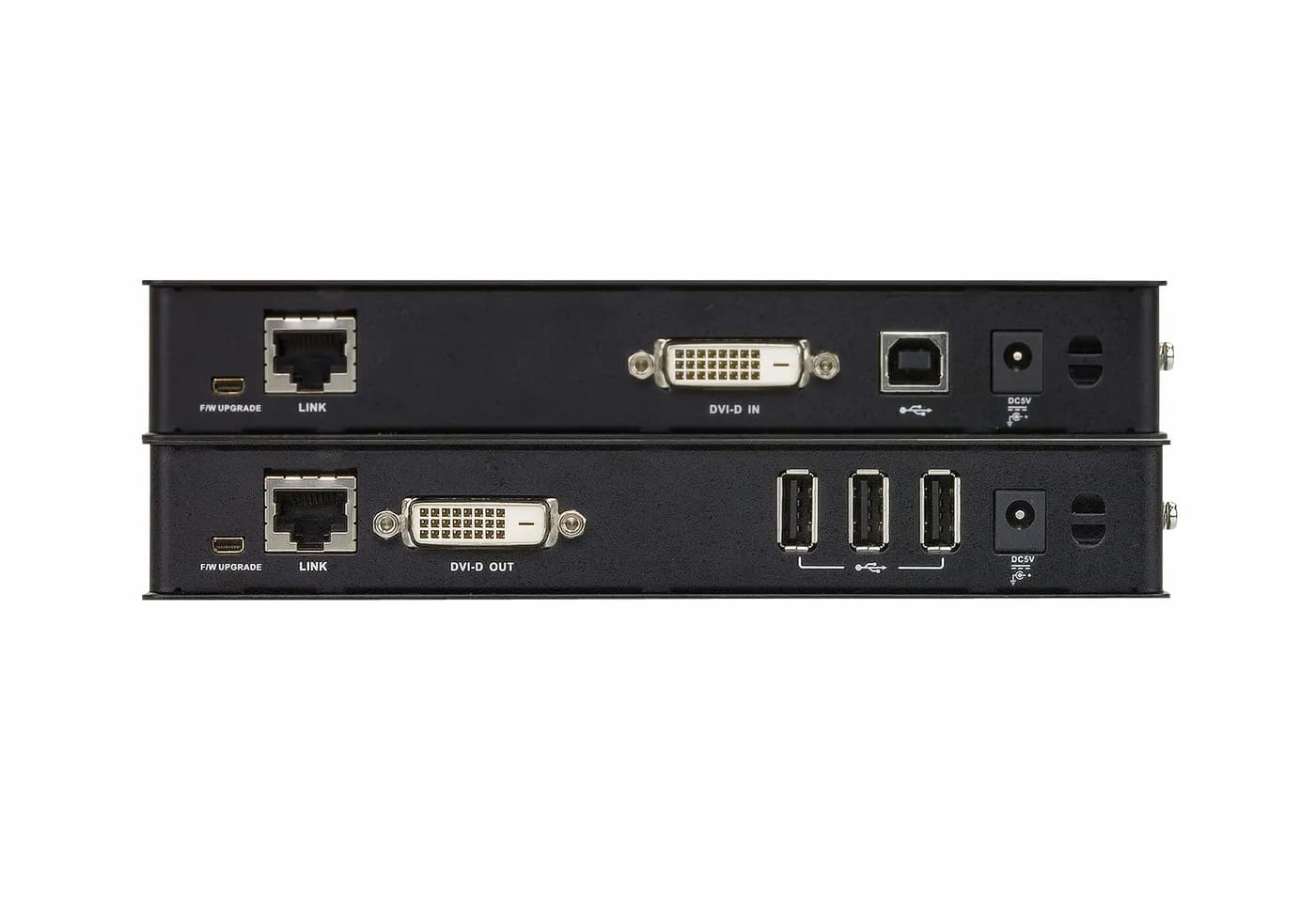 Extensor KVM / DVI y USB 2.0 / 100 m (328.1 ft) / HDBaseT / 1920x1200  3