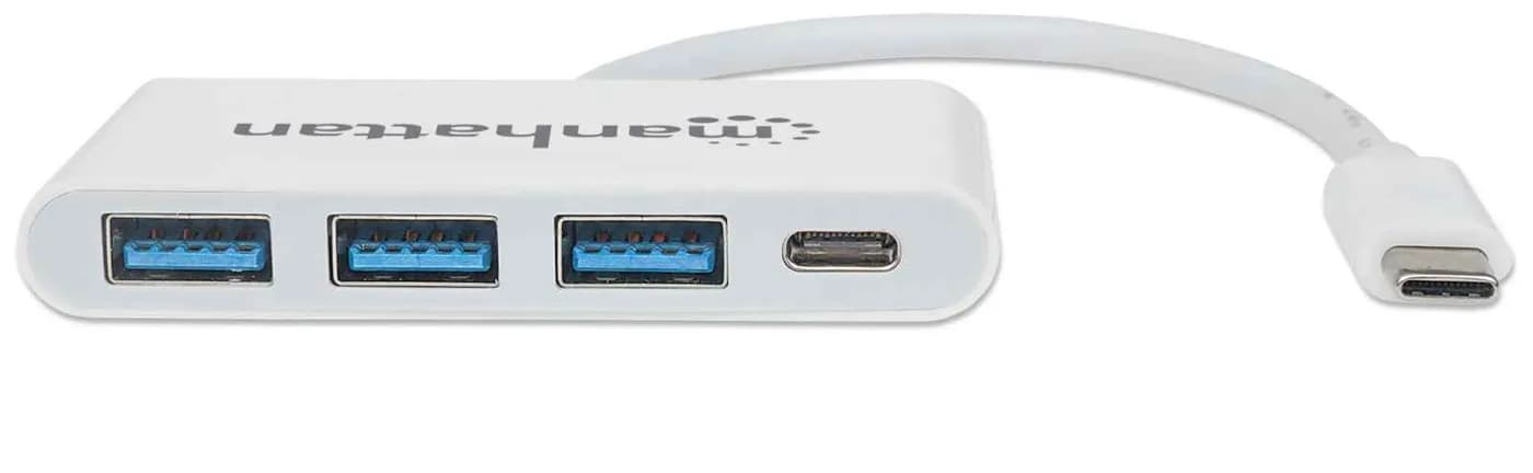 Manhattan Hub de 3 puertos USB 3.2 Gen 1 con Power Delivery 3