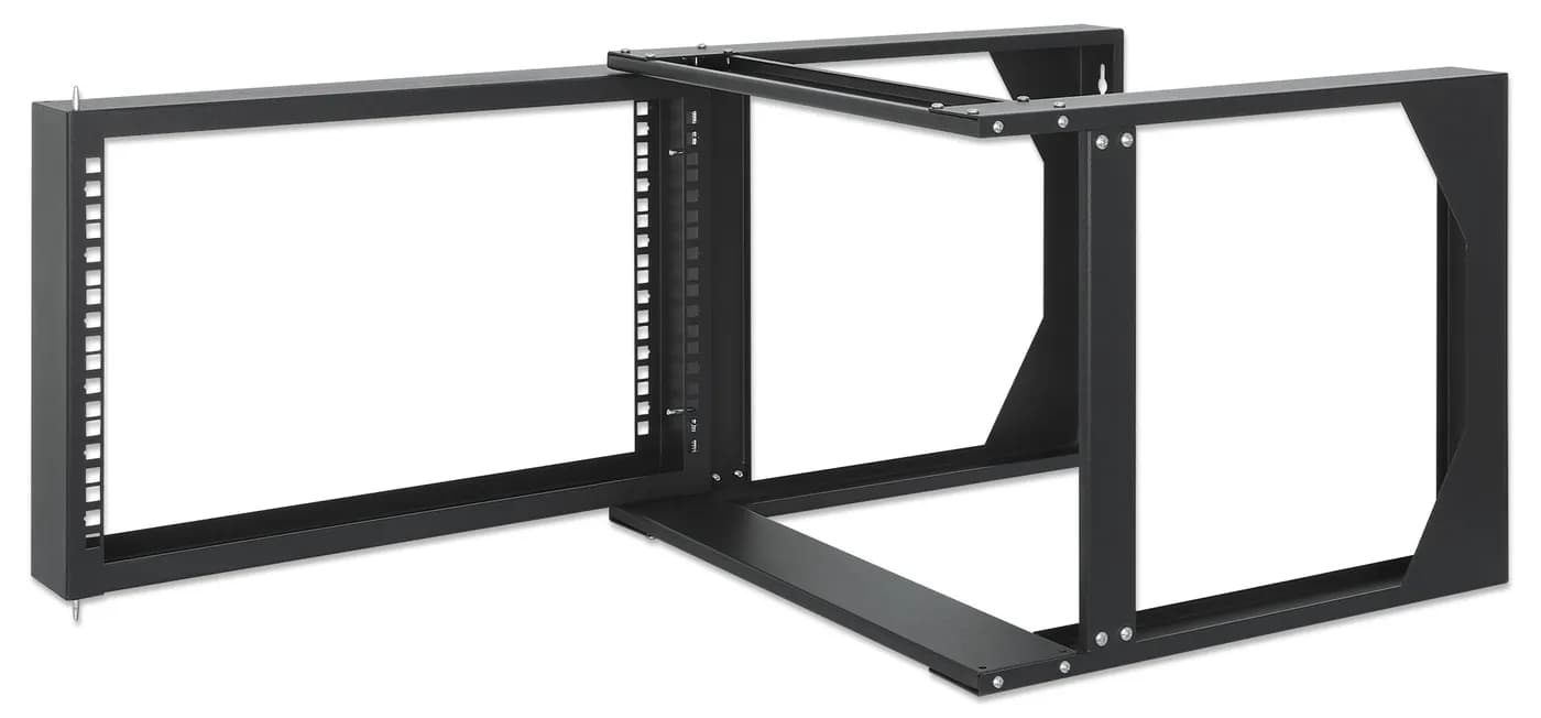 Intellinet Rack abierto de 19" para montaje en pared, 2 postes, 6U 6