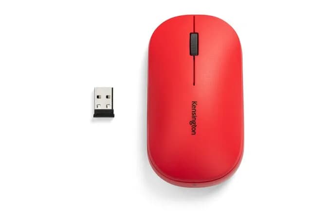Kensington Mouse con conexión inalámbrica dual SureTrack™ (rojo) 2