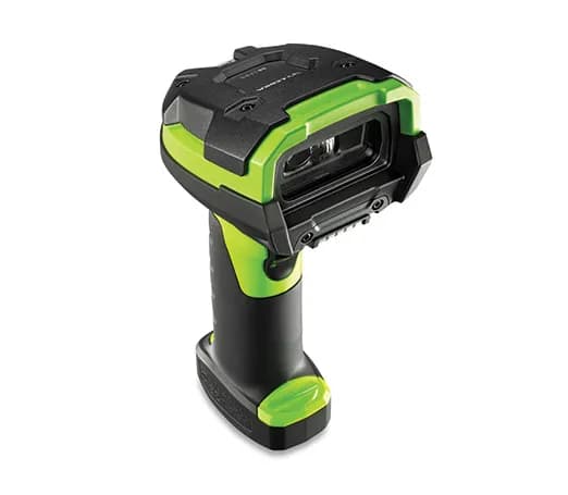 Zebra LI3608 Lector de código de barras manual 1D Negro, Verde 2