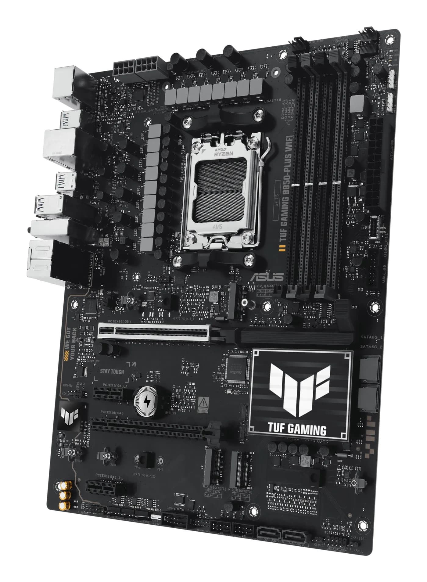 ASUS TUF GAMING B850-PLUS WIFI AMD B850 Enchufe AM5 ATX 7