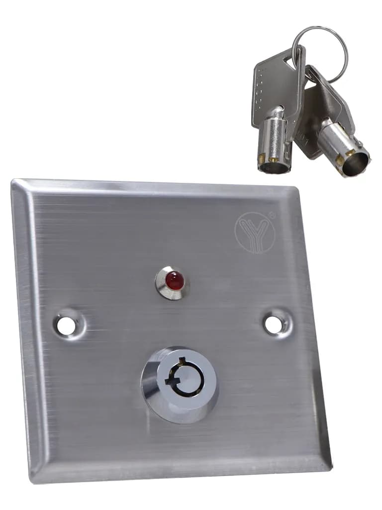 YLI YKS850LS - Botón Liberador de Llave, Indicador LED, Acero Inoxidab 4