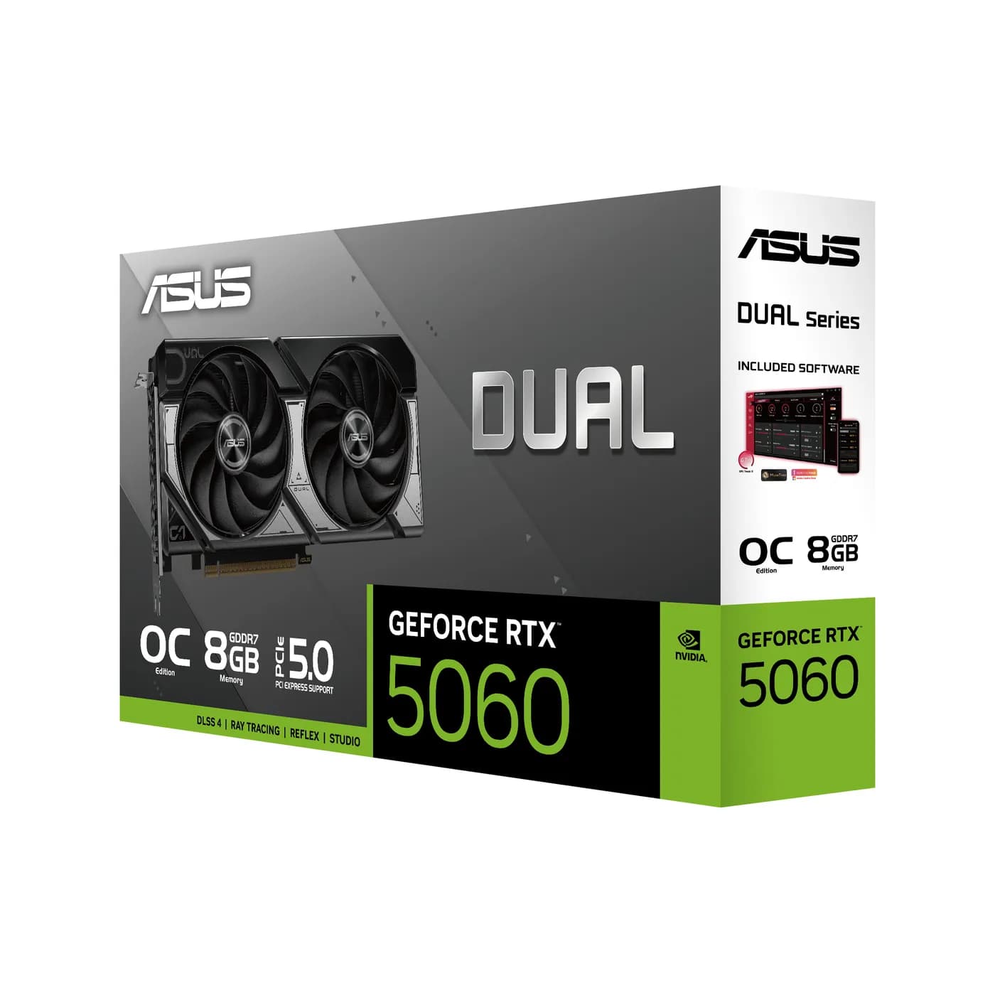 ASUS Dual -RTX5060-O8G NVIDIA GeForce RTX 5060 8 GB GDDR7 15