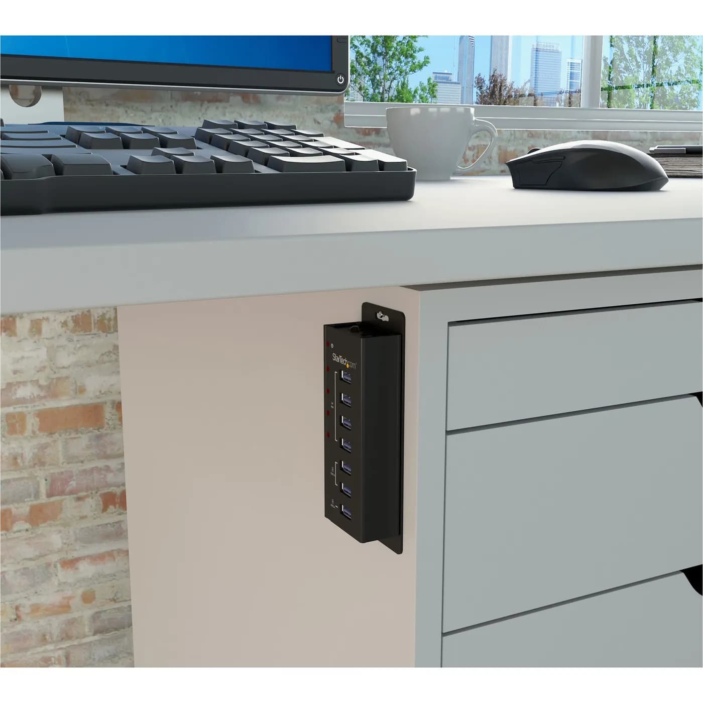 StarTech.com Hub Concentrador USB 3.0 (5Gbps) de 4 Puertos y 3 Puertos 4