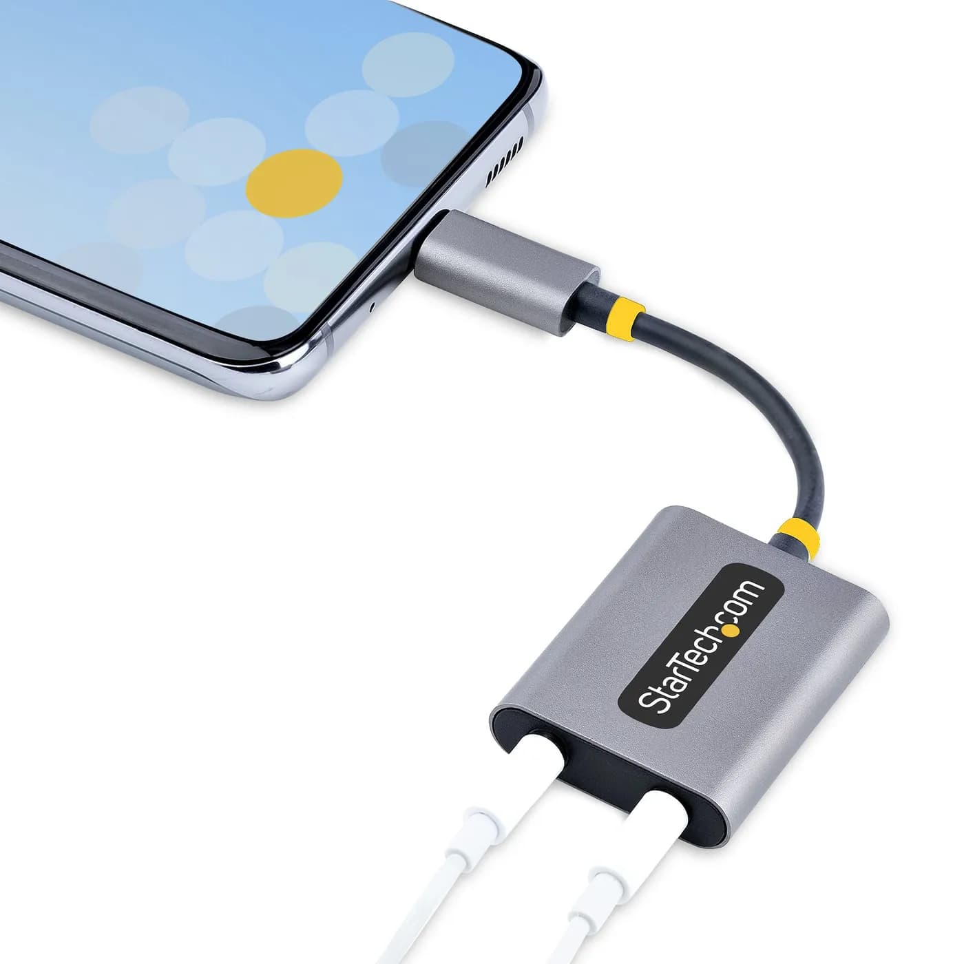 StarTech.com Divisor USB-C de Audífonos - Adaptador USB Tipo C a 2 Aud 7