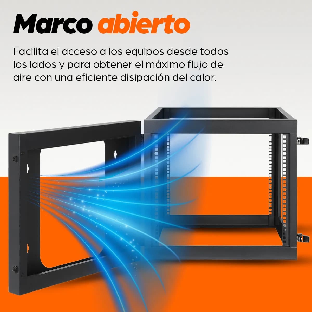 Intellinet Rack abierto de 19" para montaje en pared, 4 postes, 9U 12