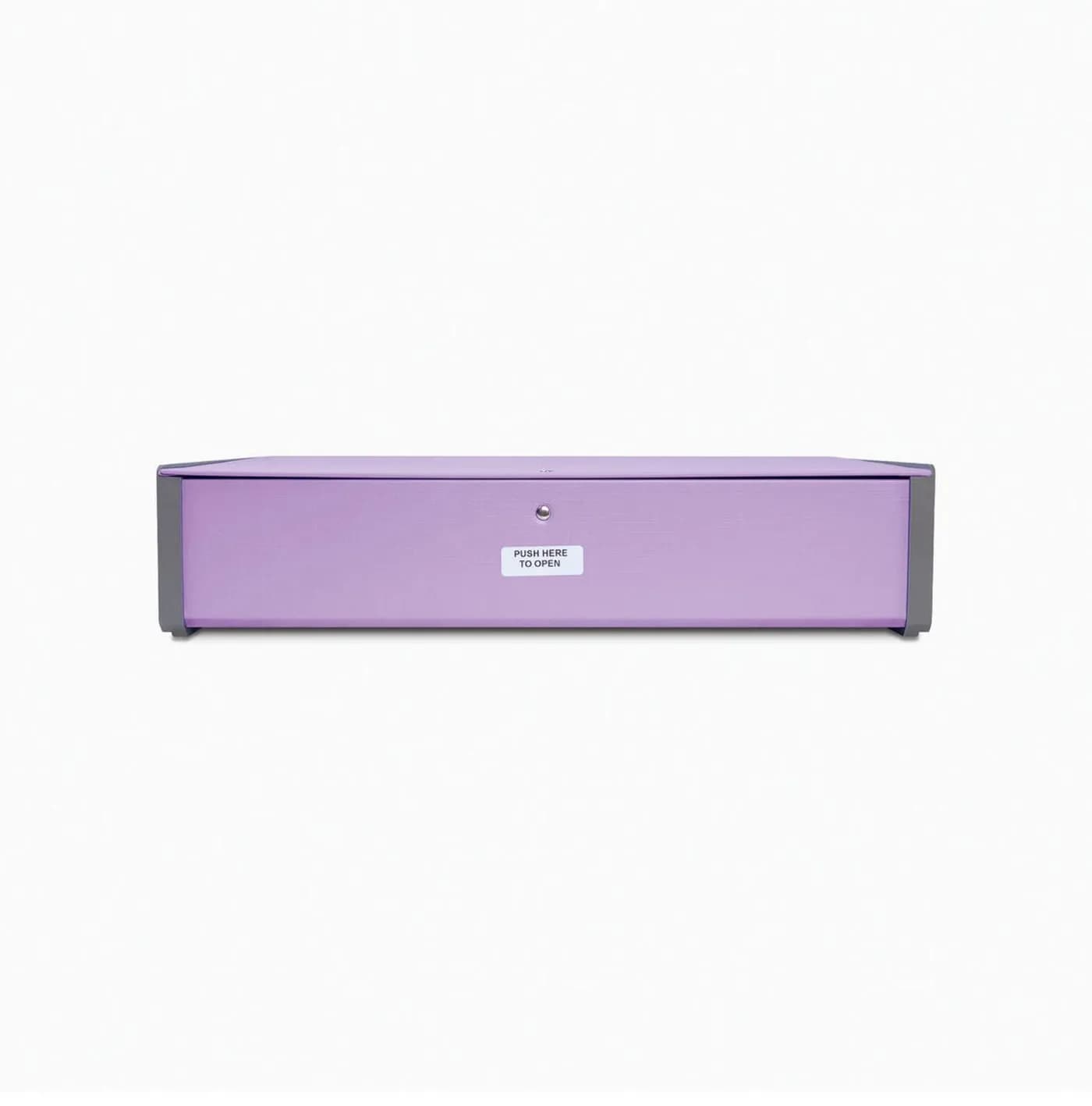 TECHMAKRO CAJA PARA ARCHIVO FORRADO DE PVC, LAVANDA país de origen Tai 4