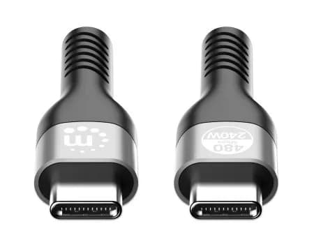 Manhattan 356367 cable USB USB 2.0 2 m USB C 0.48 Gbit/s 240 W Negro 3