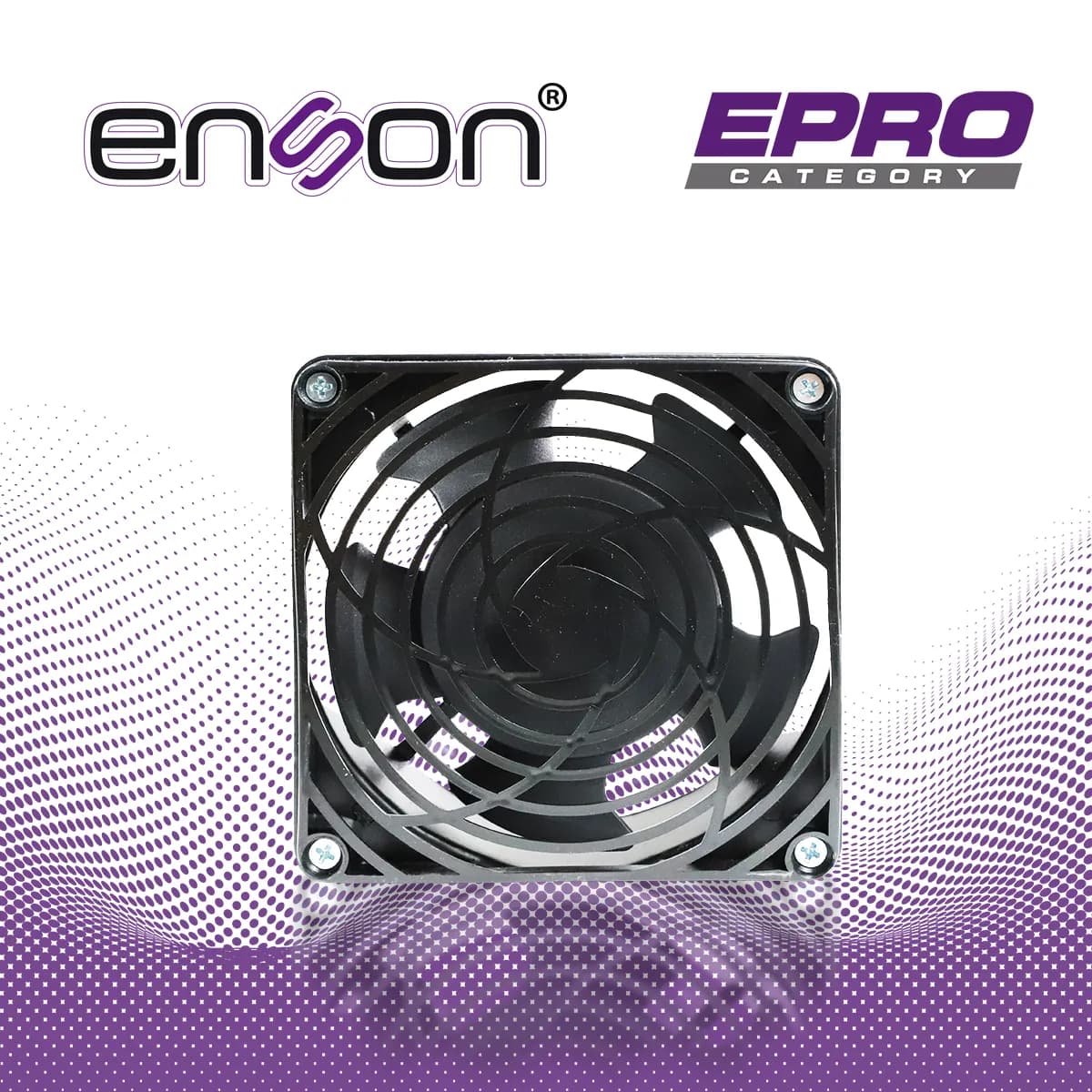 VENTILADOR ENSON 120 X 120 MM 110VCA CON CABLE Y CLAVIJA PARA GABINETE 4