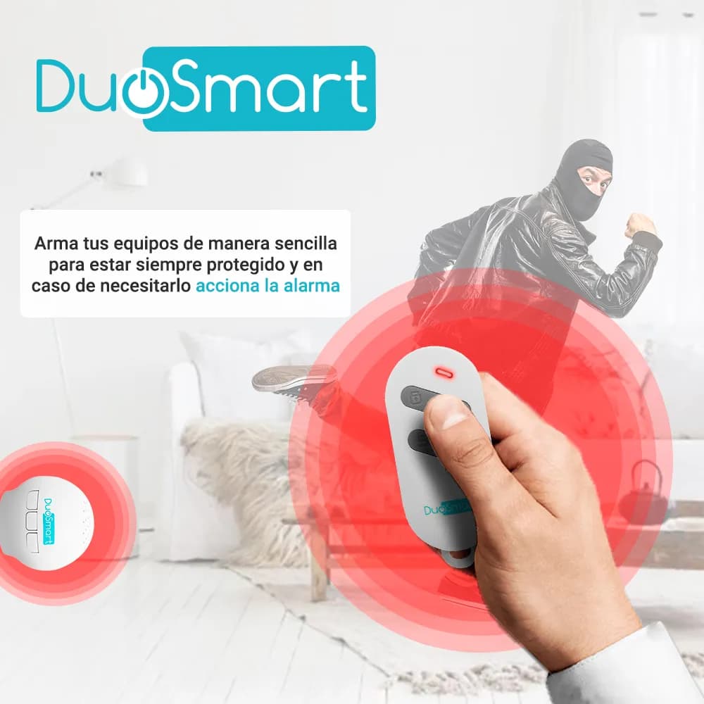 LLAVERO INALAMBRICO RF SERIE C DUOSMART CRM1 COMPATIBLE CON PANELES C1 3
