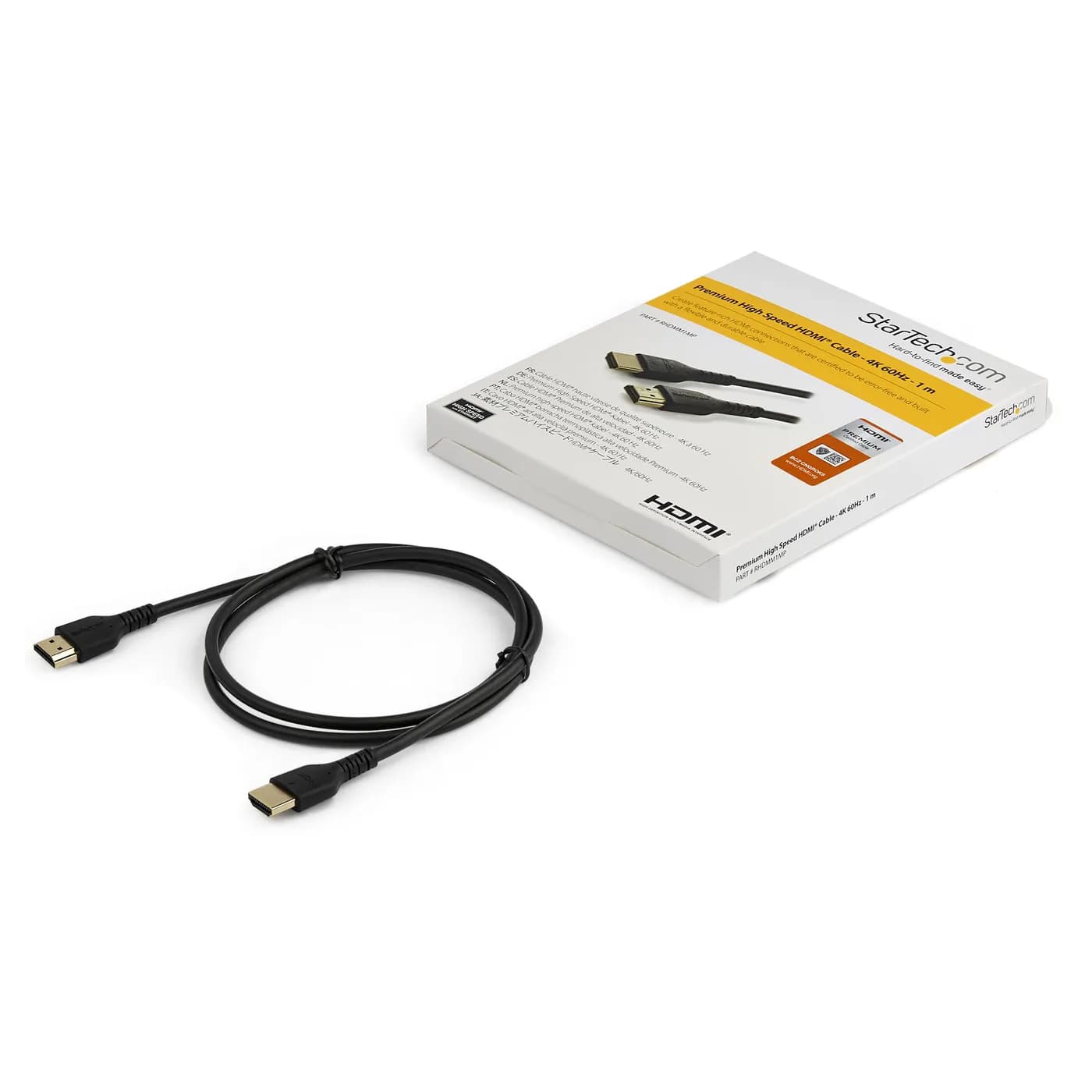 StarTech.com Cable HDMI con Ethernet de Alta velocidad de 1m - 4K 60Hz 6