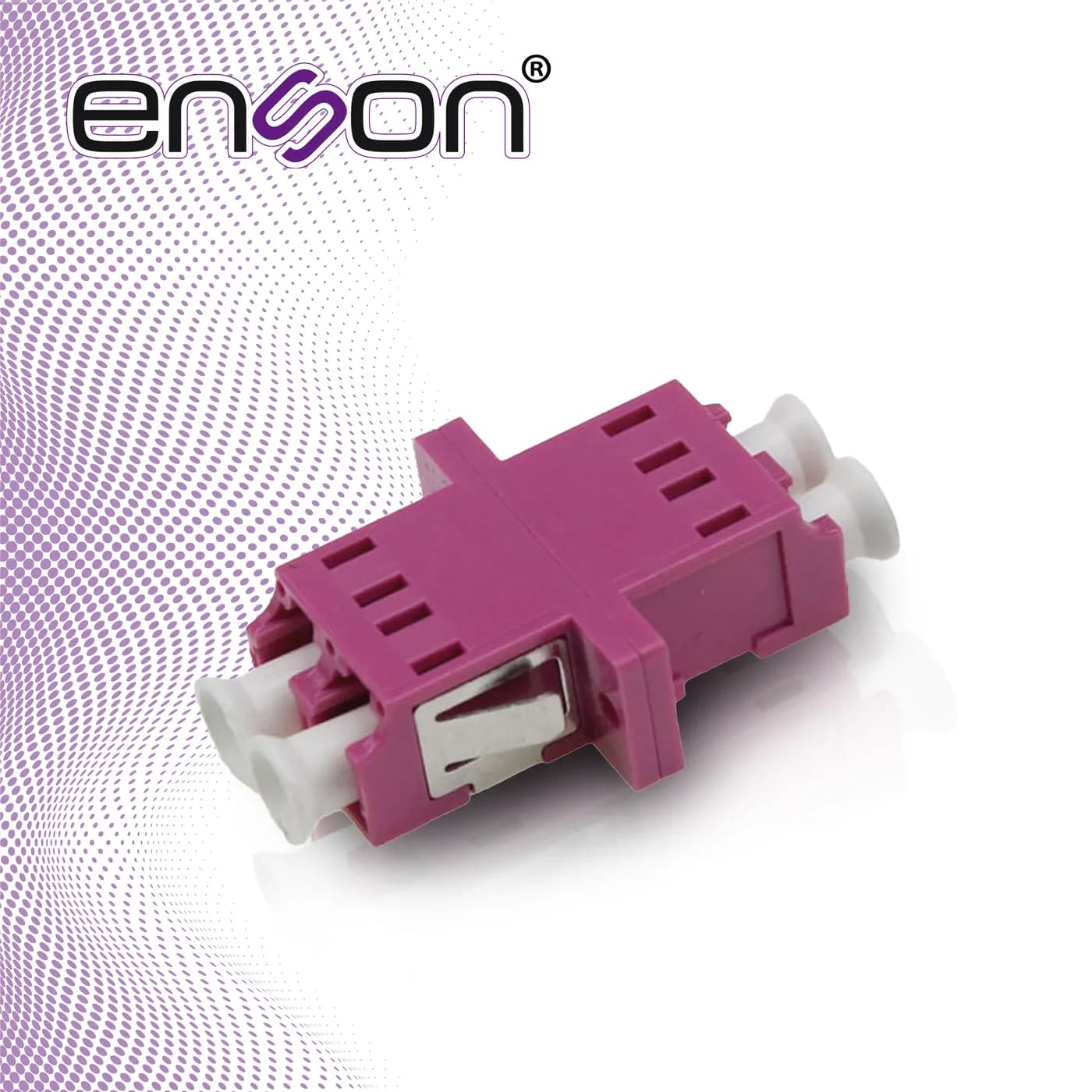 CONECTOR MODULAR DE FIBRA OPTICA ENSON ENS-LCUPC-OM4 CONECTOR DUPLEX L 2