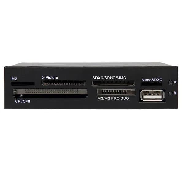 StarTech.com Adaptador Bahía Frontal 3.5in Lector para Tarjetas Memori 2