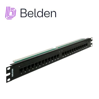 PATCH PANEL BELDEN AX103258 CAT5E 24PTOS 1U PRECARGADO 6