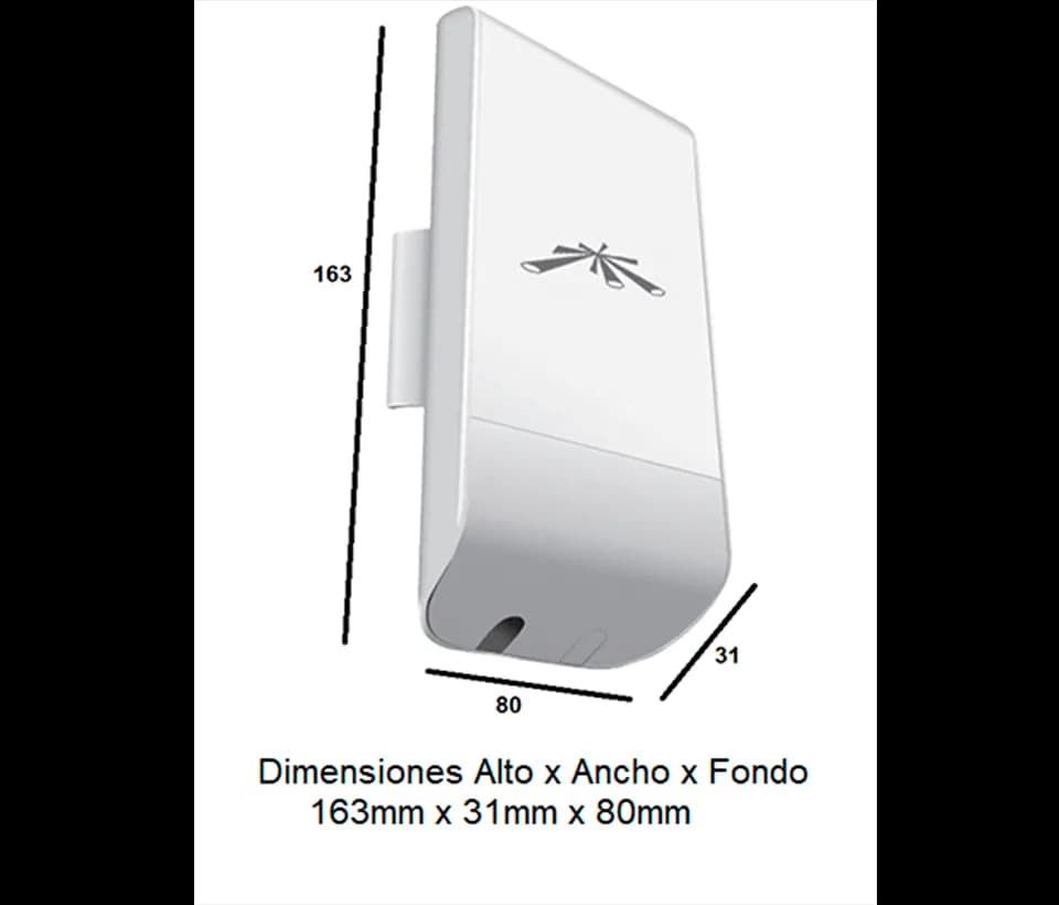 UBIQUITI NANOSTATION LOCOM5 - Radio Airmax 5.8GHz para exteriores con  4