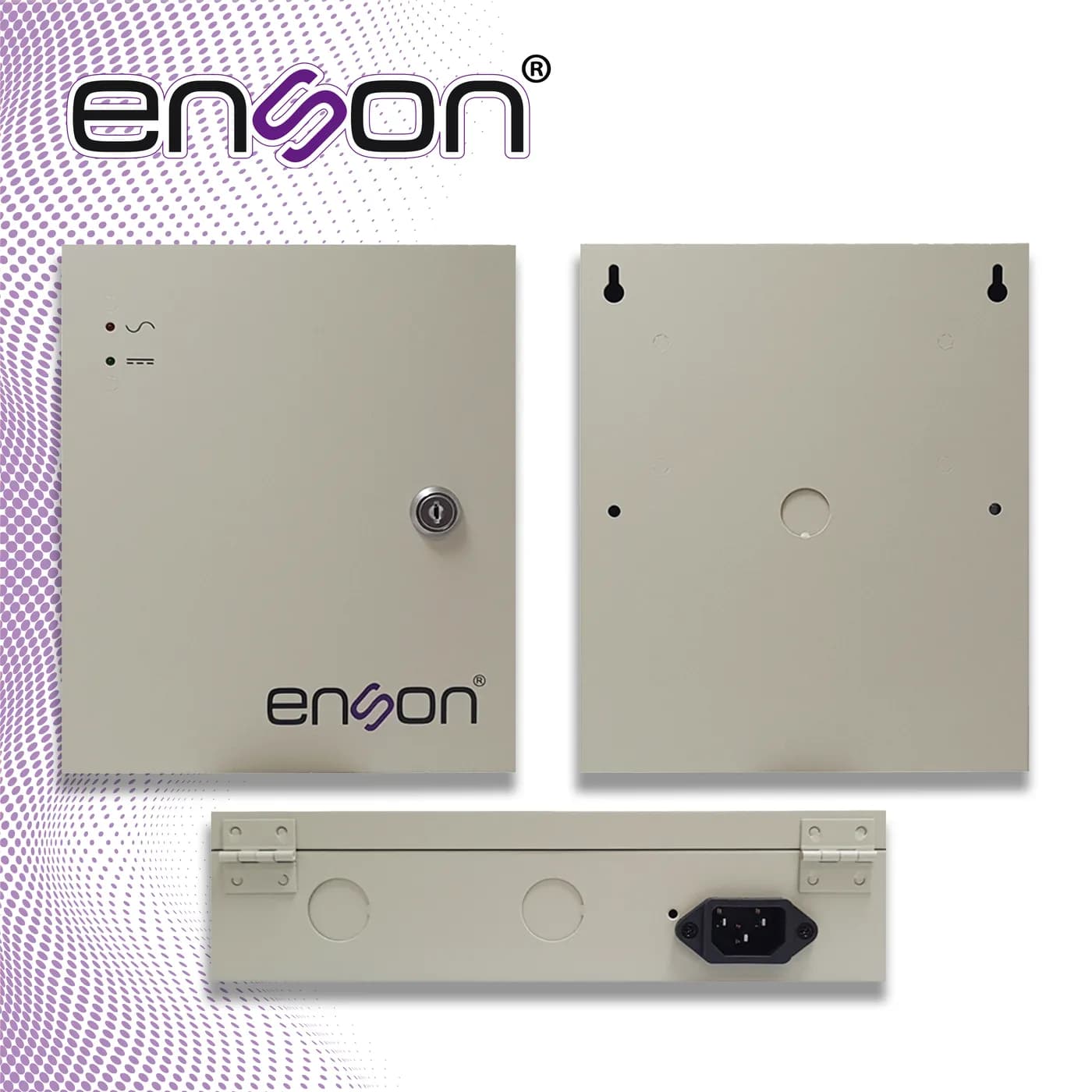 FUENTE DE PODER TIPO CAJA ENSON PSB-1209 12VDC 10A 9 CANALES DE 1.1A C 7