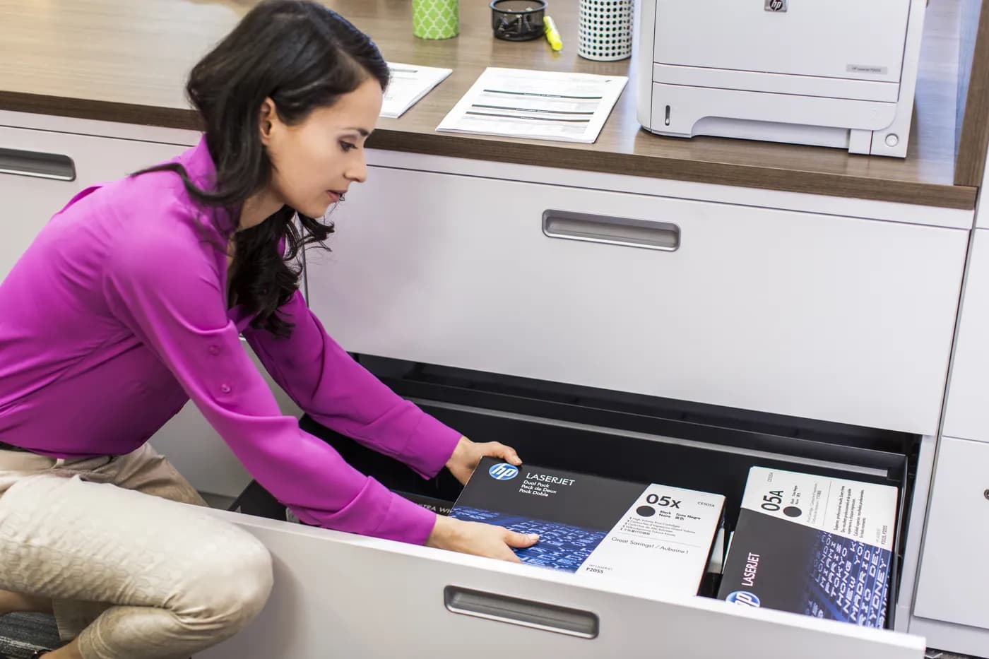 HP Cartucho original de tóner negro 05A LaserJet 12