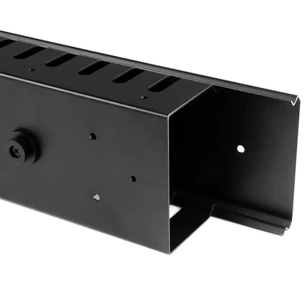 StarTech.com Organizador Vertical de Cableado con Lengüetas - 0U - 91c 6
