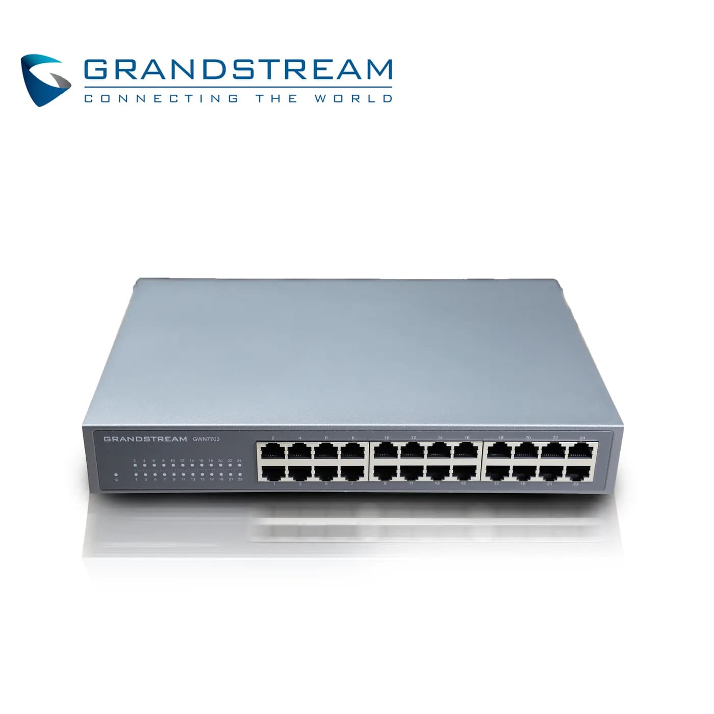 SWITCH NO ADMINISTRABLE GRANDSTREAM GWN7703 / 24 PUERTOS 10/100/1,000M 1