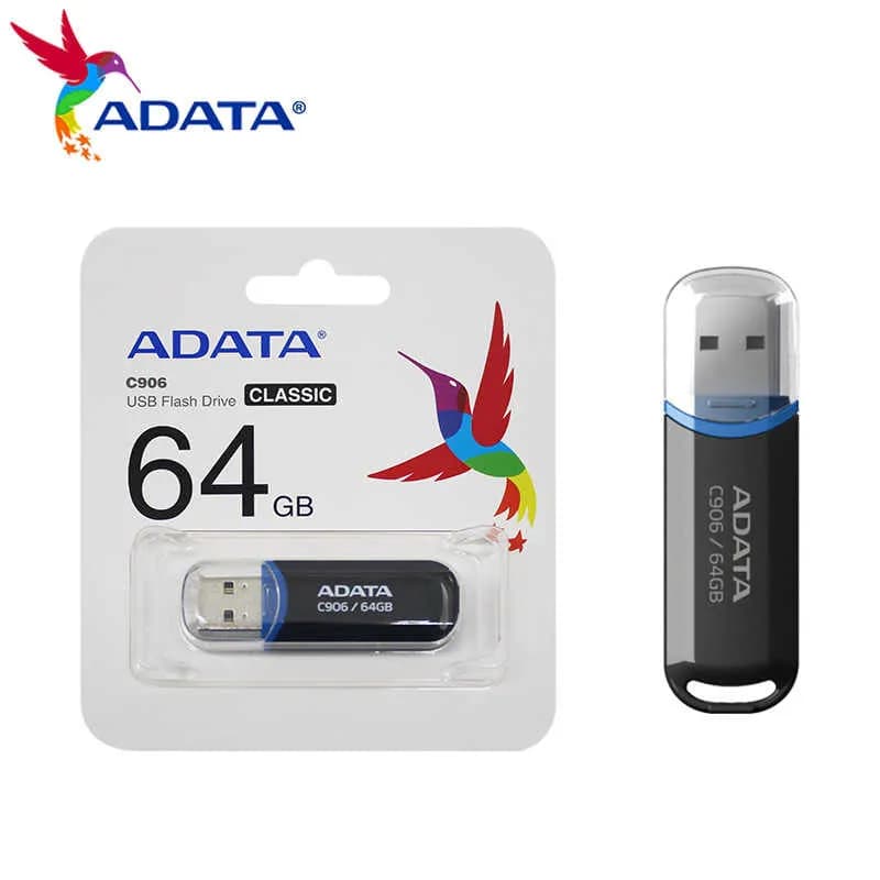 ADATA C906 unidad flash USB 64 GB USB tipo A 2.0 Negro 3