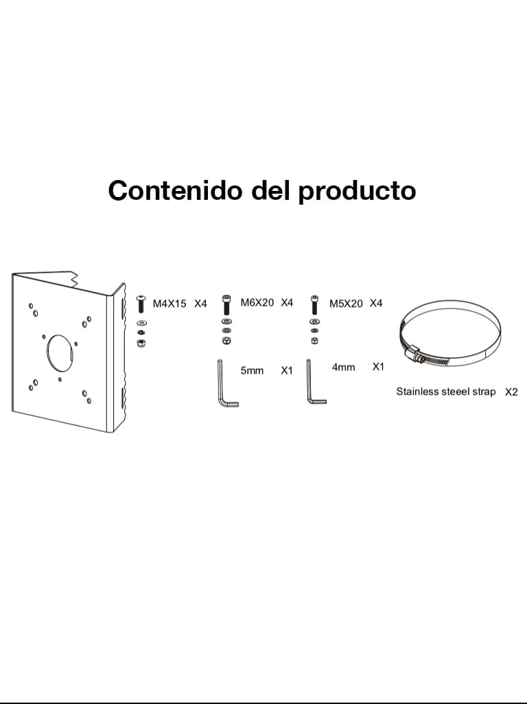 VIVOTEK AM-312 - Soporte de exterior para montaje en poste 3