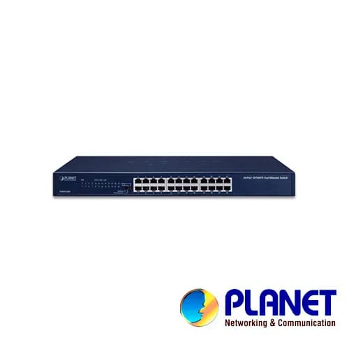 SWITCH PLANET FNSW-2401 NO ADMINISTRABLE / 24 PUERTOS RJ45 VELOCIDAD D 2