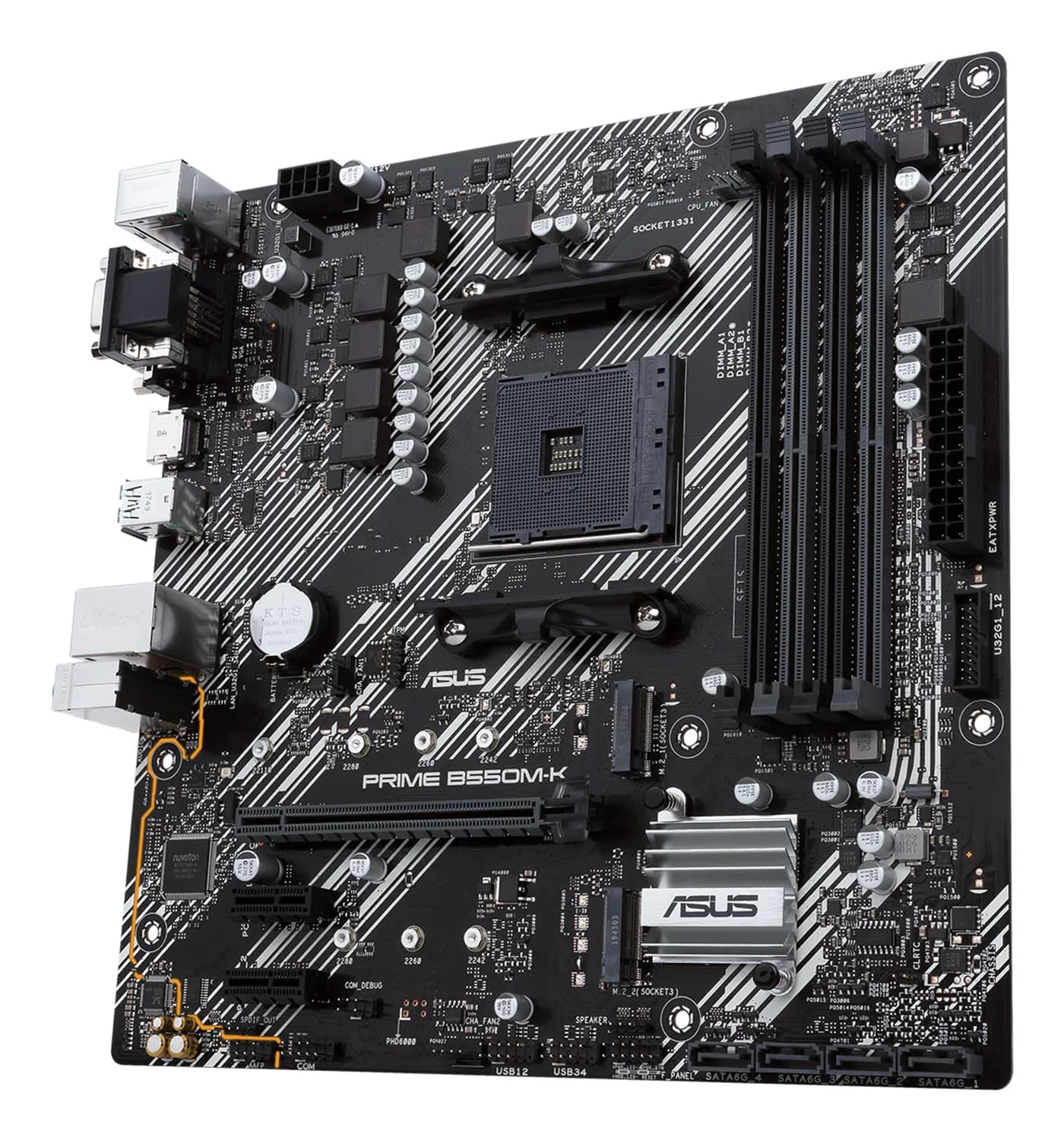 ASUS PRIME B550M-K AMD B550 Enchufe AM4 Micro ATX 4