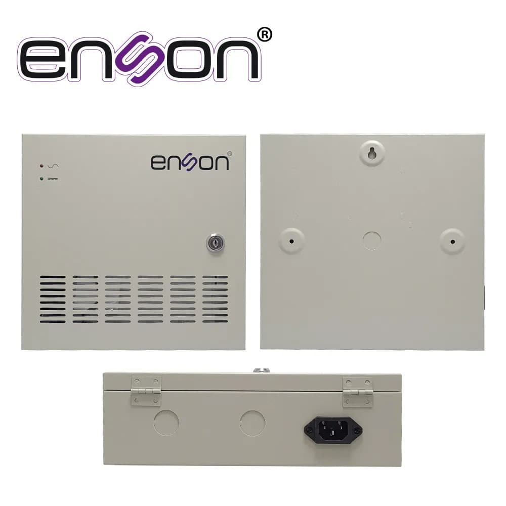 FUENTE DE PODER TIPO CAJA ENSON PSB-20A-1218 12VDC 20A 18 CANALES DE 1 3