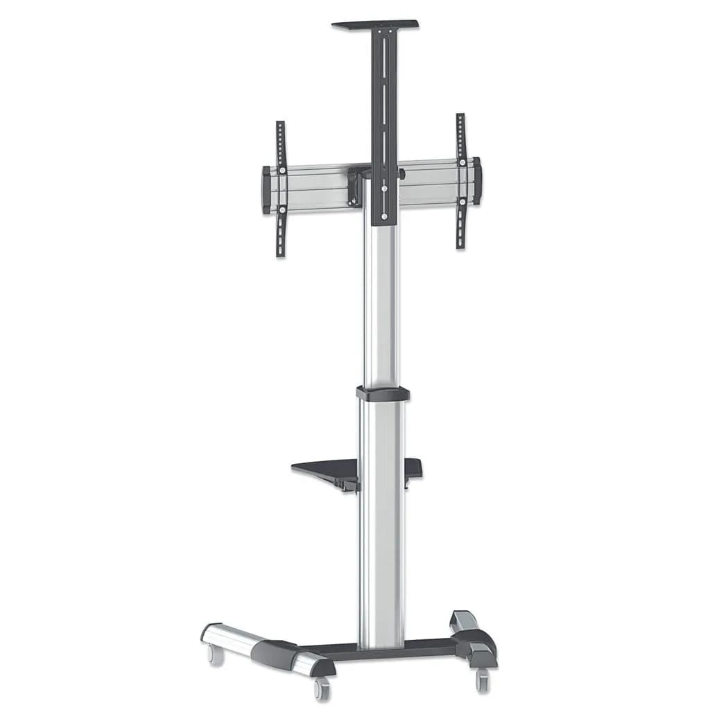 Manhattan Soporte para TV, de piso, tipo carrito, de alumino, con incl 4