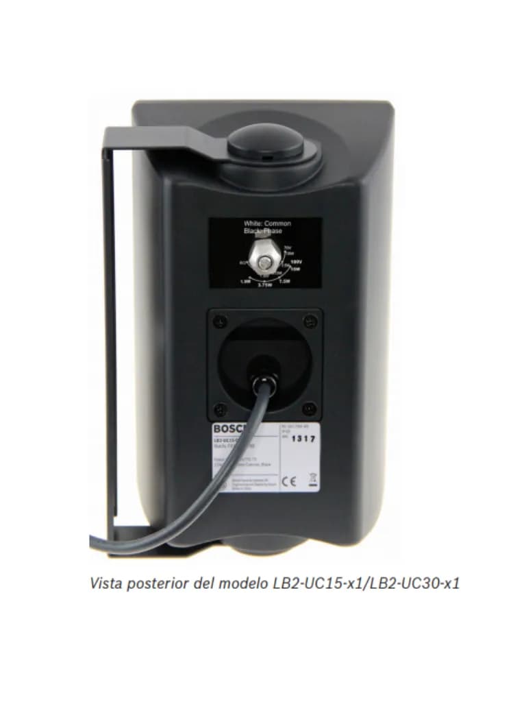 BOSCH M_LB2UC15L1 - Altavoz Premium 15W / Carcasa ABS /  Blanco / 8ohm 2