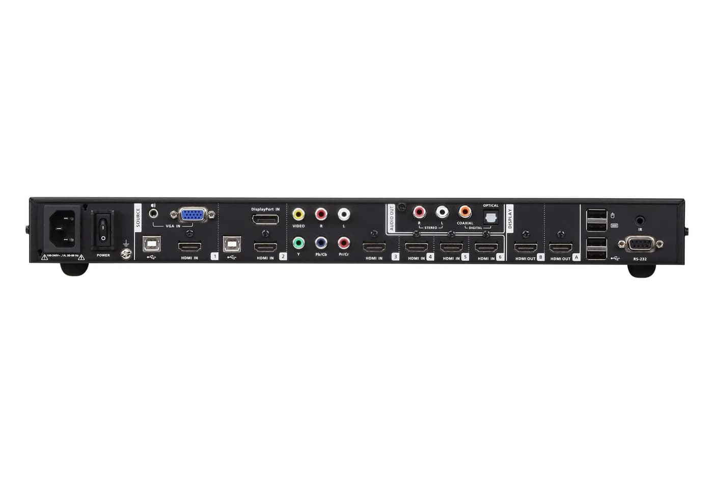 Switch de Presentación / 9 Entradas HDMI / 2 Salidas / 4K UHD 60 Hz /  3