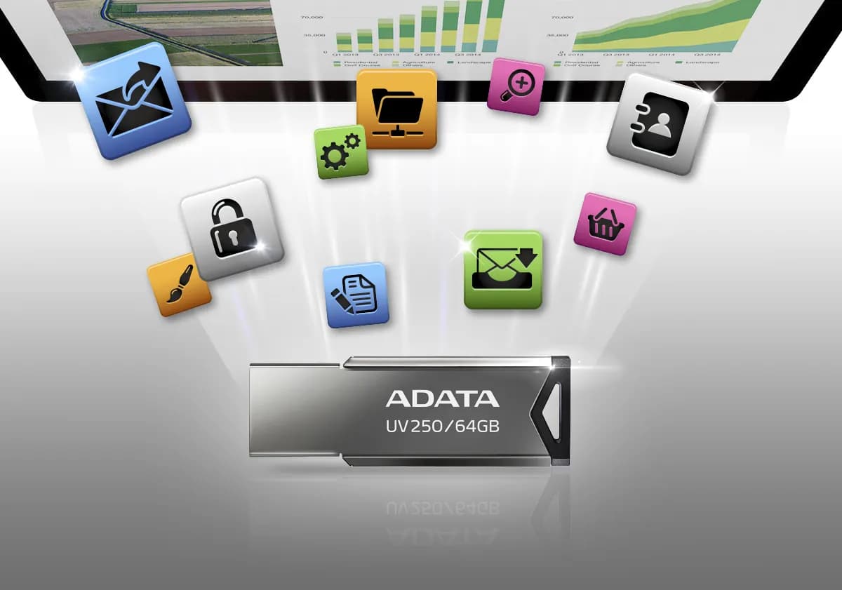ADATA UV250 unidad flash USB 16 GB USB tipo A 2.0 Plata 5