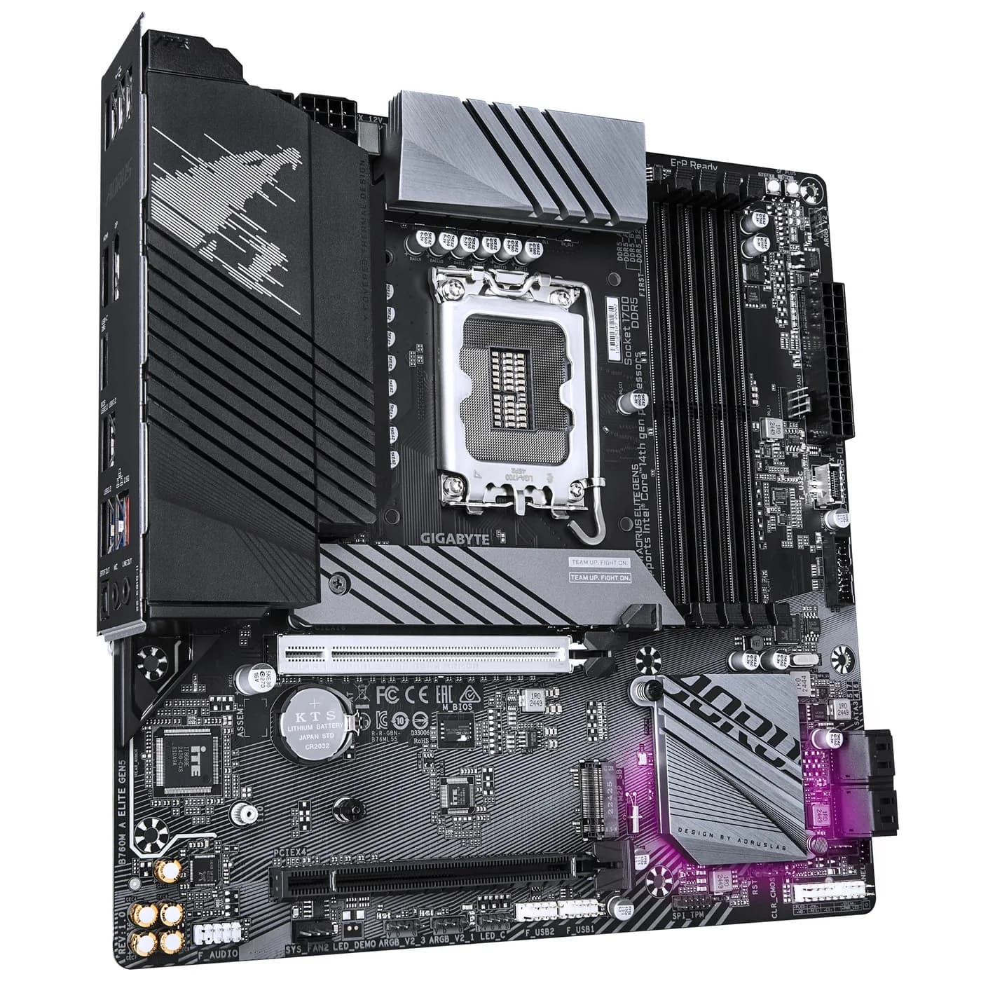 GIGABYTE B760M AORUS ELITE GEN5 Intel B760 LGA 1700 Micro ATX 3