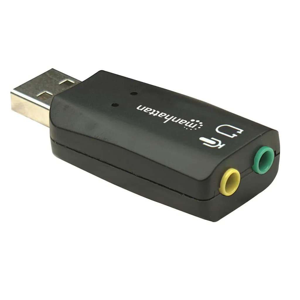 Manhattan Adaptador de Audio 3-D USB de Alta Velocidad 5