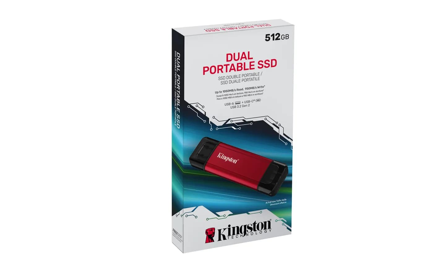 Kingston Technology Dual Portable 512 GB USB Type-A / USB Type-C 3.2 G 5