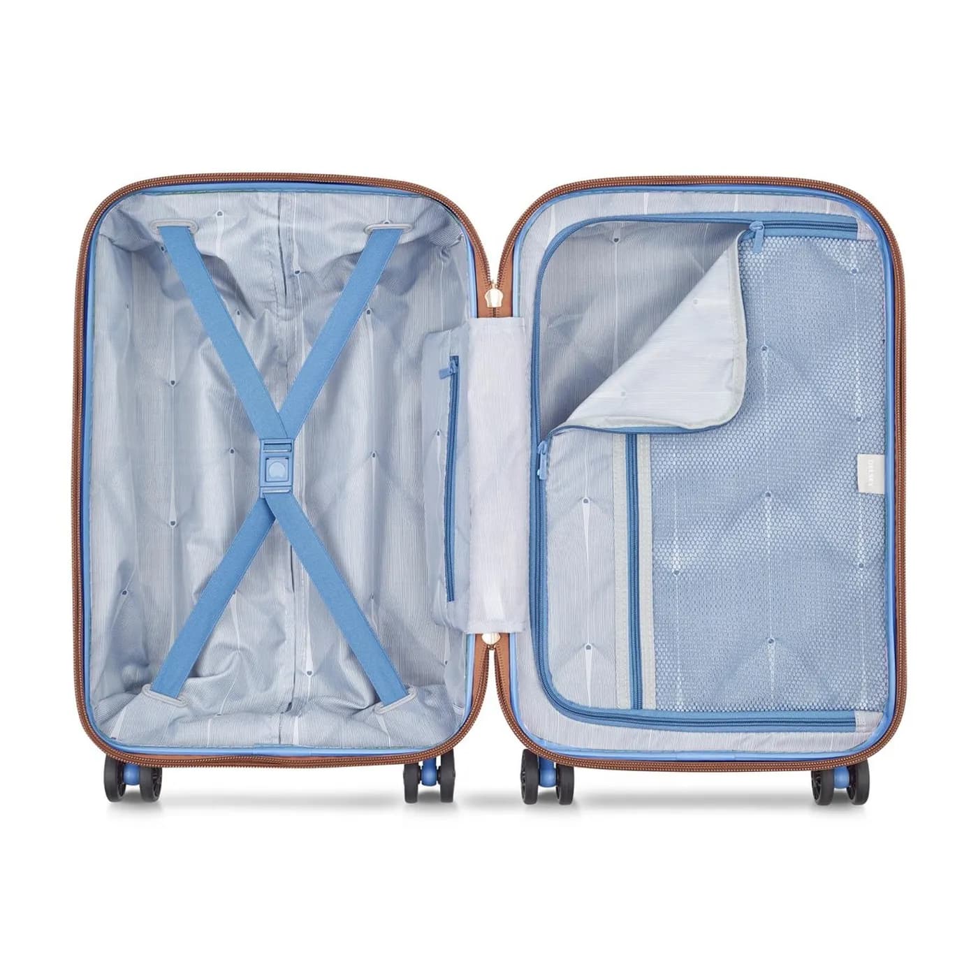 DELSEY MALETA FREESTYLE RIGIDA 20 PULG AZUL 3