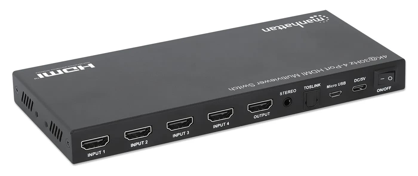 Manhattan Proyecta hasta cuatro fuentes de entrada HDMI en una pantall 2