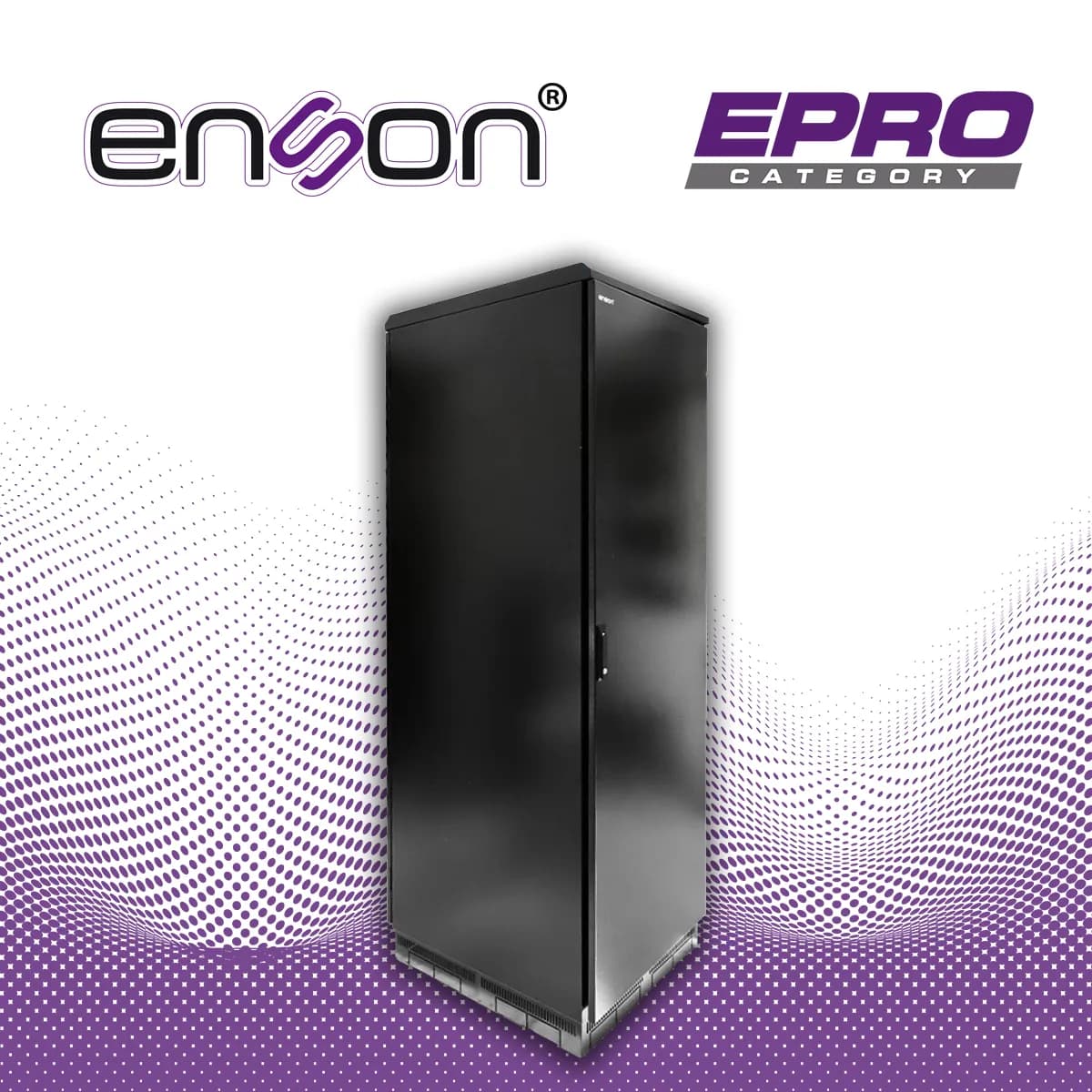 GABINETE EXTERIOR 42UR ENSON ENS-RKGB042U8 600X800 FABRICADO EN ACERO  4
