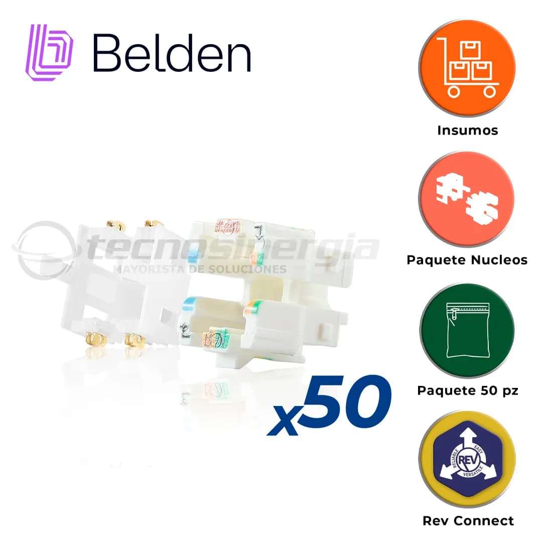 NUCLEOS DE REPUESTO BELDEN RVUCOEW-B50 / REVCONNECT / INTERIOR / BLANC 5
