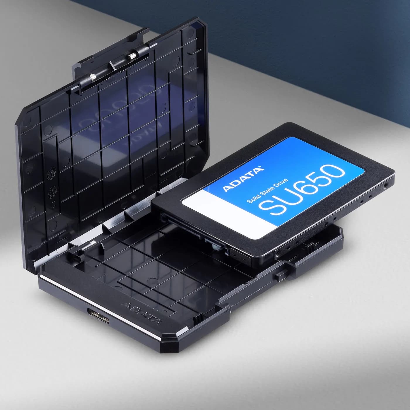 ADATA EC600-BCBK caja para disco duro externo Cubierta de disco duro/S 9