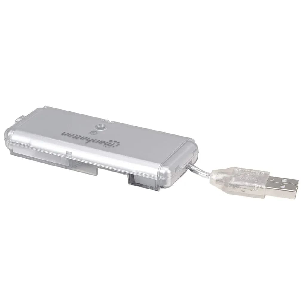 Manhattan Hub de Bolsillo USB de Alta Velocidad 2.0 4